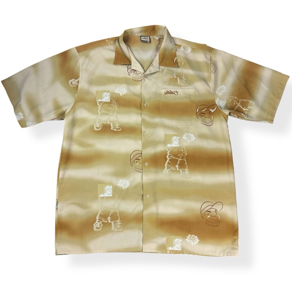 Southpole Vintage 90's Button-Up Shirt Men's Size XL Hip Hop‎ Fat Albert Hip Hop